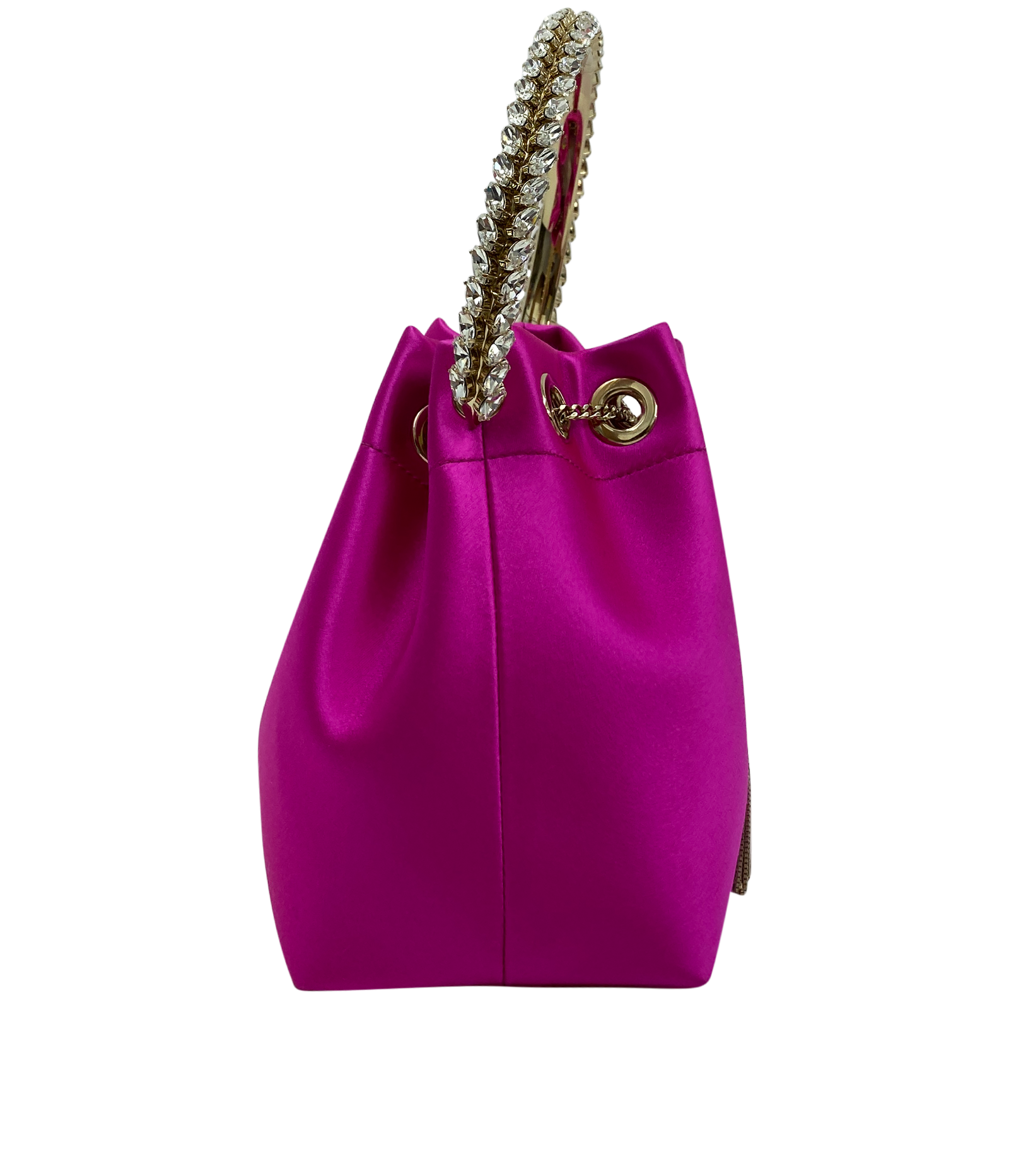 Bolso De Fiesta, 620&euro;, Bolso, Rosa, Seda - Satén, Vista lateral